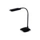 LAMPE LED NOIR  6W 450 LUMENS ARTICULE   40000H  MIKA Socle : 14.5 x 14.5cM Réflecteur : 16 x 7.5CMHT : 46cm ALUMINOR