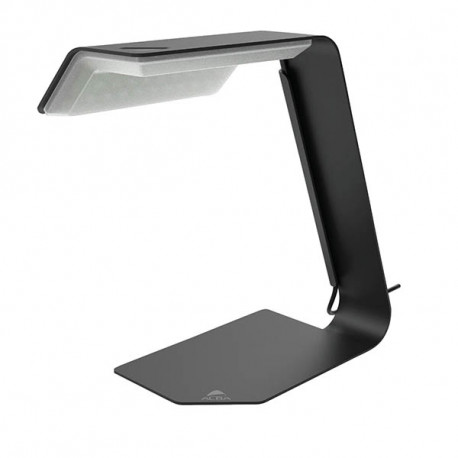 LAMPE LED STEELIO NOIR DOUBLE ECLAIRAGE 900 lumens HT 31cmXP26,5XL11 CM Fonctionne via câble USB (câble fourni) vie 30 000 h ALB