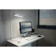 LAMPE LED STRATA GRANDE AMPLITUDE BASE BLANC 18W, 2235 Lumens 50 000 H télécommande - Timer - texturé Port USB Dim: H. 40 à 60xl