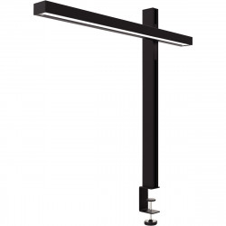 LAMPE LED ZÉNITH NOIR  11,5W, 2370 Lumens  50 000 H TIMER 60 MINUTES   Dim: H. 20 à 63 xlg8.3 xP2.4cm. UNILUX E 