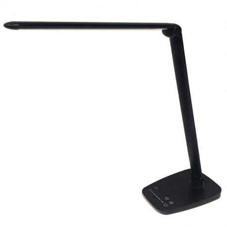 LAMPE TWISTLED LED NOIR 14W 1558 LUMENS 50000 H CHARGE USB 2,0 Dimensions base 20x13x H40 CM pliable, tactile réglage intensité 