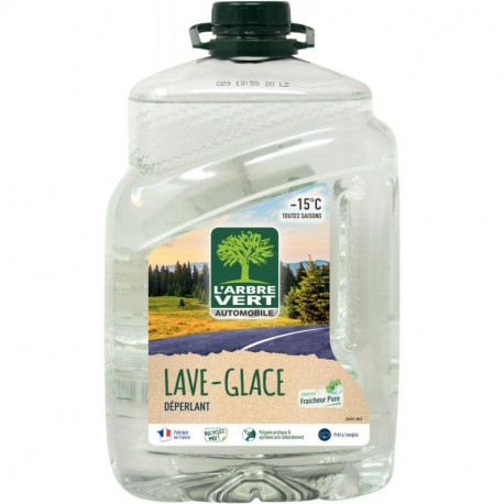 LAVE-GLACE AUTO 5L BIDON  L ARBRE VERT FAB France  JUSQU4A -15°C TOUTE SAISON