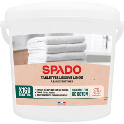  LESSIVE SPADO COTON PQ 160 TABLETTES ECOCERT FAB France