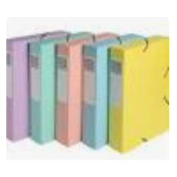 LOT 10 BTES CARTOBOX 60MM ASSORTIES AQUAREL EXACOMPTA 16460E