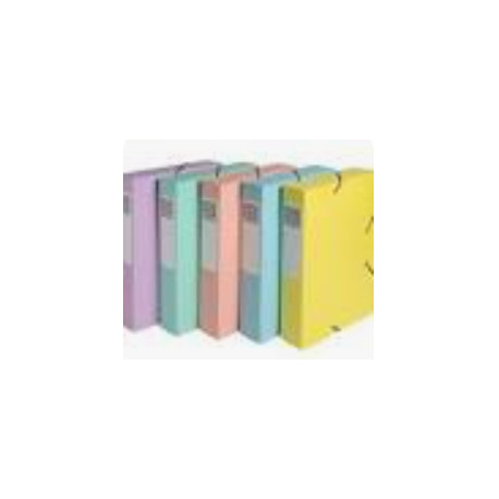 LOT 10 BTES CARTOBOX 60MM ASSORTIES AQUAREL EXACOMPTA 16460E