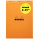 LOT 2 BLOC RHODIA A4  5X5 + 1 GRATUIT