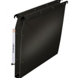 LOT DE 10 DOSSIERS SUSPENDUS ARMOIRE D80 NOIR POLYPRO