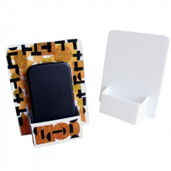 LOT DE 10 PORTE-TÉLÉPHONE EN CARTON BLANC