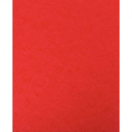 LOT DE 10 PROTÈGE-CAHIER 2 GRANDS RABATS  FORMAT 18 X 22 CM CARTE LUSTRÉE COLORIS ROUGE