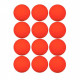 Lot de 12 balles de hockey orange. En vinyl souple.
Diam. 70 mm