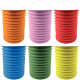LAMPIONS CYLINDRIQUES LOT DE 12 DIAMÈTRE 13 CM COLORIS ASSORTIS
