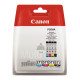 LOT DE 4 CARTOUCHES JET D'ENCRE CANON CLI 571 NOIR CYAN MAGENTA JAUNE
