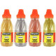 LOT DE 4 FLACONS 250 ML DE GOUACHE NÉFERTARI MÉTALLIQUE