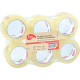 LOT DE 6 ROULEAUX ADHÉSIFS PP TRANSPARENT 100MX48MM