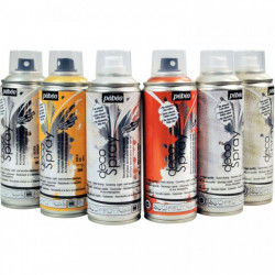 LOT DE 6 SPRAYS ACRYLIQUES 200ML