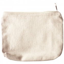 LOT DE 6 TROUSSES À MAQUILLAGE EN COTON