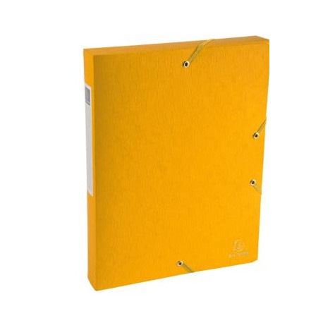 LOT X10 BOITE DE CLASSEMENT A4 D40 SCOTTEN JAUNE