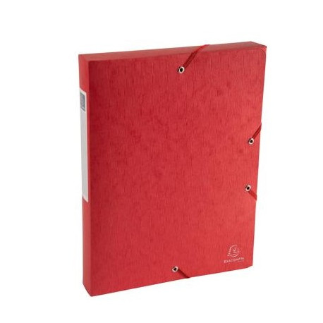 LOT X10 BOITE DE CLASSEMENT A4 D40 SCOTTEN ROUGE