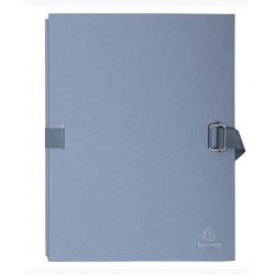 LOT X10 CHEMISE DOS EXTENSIBLE AVEC RABAT PAPIER - 24X32CM - GRIS