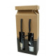LOT X10 SAC POP-UP BRUN/NOIR 2 BOUTEILLES L19 x P9,5 x H38,5 cm