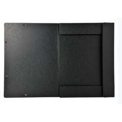 LOT X5 CHEMISE 3 RABATS À ÉLASTIQUES A3 CARTE NOIR 600G