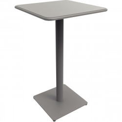 MANGE DEBOUT VERANO GRIS L63 X P63 X H105 CM Mobilier extérieur entièrement 100% aluminium, durable et élégant, léger et résista