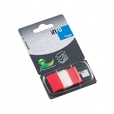 MARQUE PAGE SOUPLE 25X44 PQT50 ROUGE