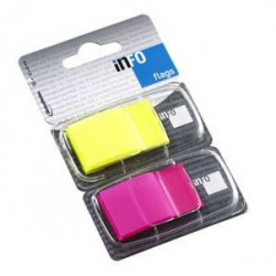 MARQUE-PAGES TOUT COULEUR 2 BLOCS DE 50 7728-98