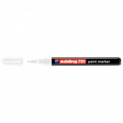 MARQUEUR BLANC PEINTURE PERMANENTE E 791 POINTE OGIVE