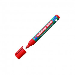 MARQUEUR CHEVALET DE CONFERENCE E380 ROUGE EDDING 4-380002