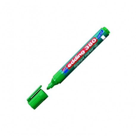 MARQUEUR CHEVALET DE CONFERENCE E380 VERT EDDING 4-380004