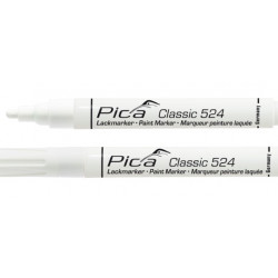 MARQUEUR INDUSTRIEL A PEINTURE LAQUEE PICA CLASSIC 524 BLANC 2-4MM