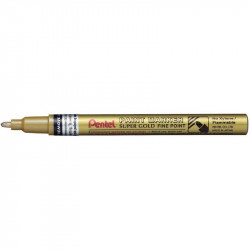 MARQUEUR PEINTURE PERMENTE FIN 1,5MM OR POINTE FINE 1,5 MM PENTEL SANS XYLENE