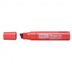 MARQUEUR PENTEL POINTE BISEAU EXTRA-LARGE FINE N50XL ROUGE N50XL-B