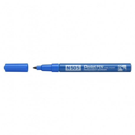 MARQUEUR PENTEL POINTE OGIVE FINE N50S BLEU N50S-C