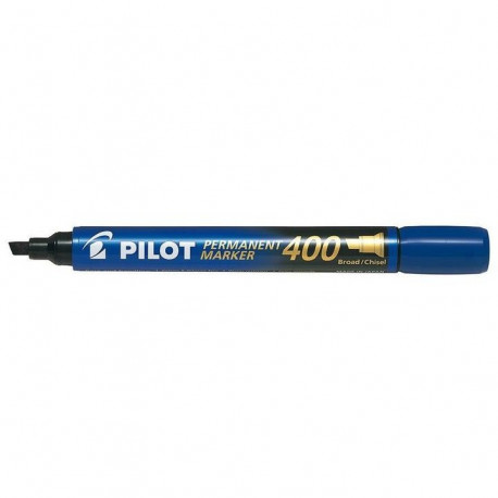 MARQUEUR PERMANENT 400 PTE BISEAU BLEU 4902505511196