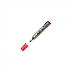 MARQUEUR PERMANENT ONYX GEANT 1592 PTE OGIVE ROUGE  RESISTANT CHAUD FROID BIC