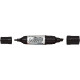 MARQUEUR PERMANENT TWIN MARKER JUMBO NOIR