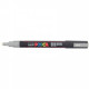 MARQUEUR POINTE FINE CONIQUE ARGENT POSCA PC-3M FIBE CONIQUE 1,3MM 