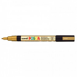 MARQUEUR POINTE FINE CONIQUE OR POSCA PC-3M FIBE CONIQUE 1,3MM 