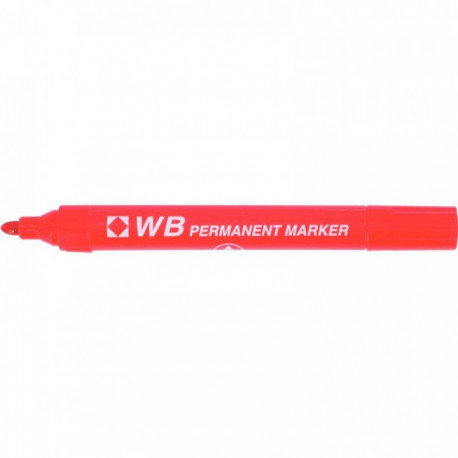 MARQUEUR ROUGE  PERMANENT WB POINTE OGIVE