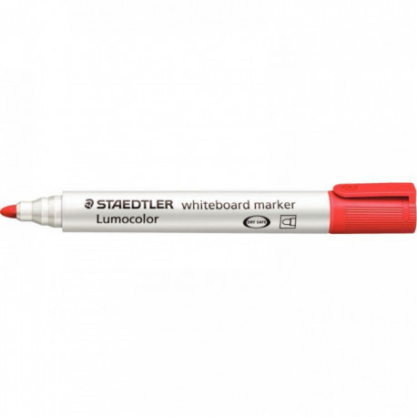 MARQUEUR TABL BLC LUMOCOLOR OGIVE ROUGE