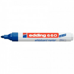 MARQUEUR TABLEAU BLANC E660 POINTE OGIVE BLEU