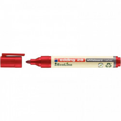 MARQUEUR TABLEAU BLANC ECOLINE28 POINTE OGIVE ROUGE