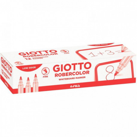 MARQUEUR TABLEAU BLANC  POINTE OGIVE FINE 2,7MM   ROUGE GIOTTO  413202
