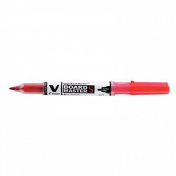 MARQUEUR TABLEAU BLANC V-BOARD MASTER POINTE OGIVE 0,8MM ROUGE