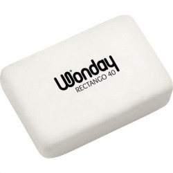 MINI GOMMES CAOUTCHOUC BLANCHE **BOITE DE 40** SANS PVC