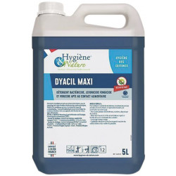 NETTOYANT DEGRAISSANT DESINFECTANT DYACIL P/POSTE DESINFECTION CONTACT ALIMENATIRE BIDON 5L EN13697