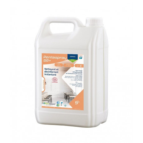 NETTOYANT DÉTERGENT DESINFECTANT ALIMENTAIRE 2x 5L SANS RINCAGE