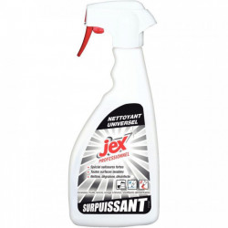 NETTOYANT Jex Professionnel surpuissant PISTOLET 500 ML BACTERICIDE EN1276 EN13697 LEVURICIDE EN1650 EN CONTACT ALIM FAB FRANCE 